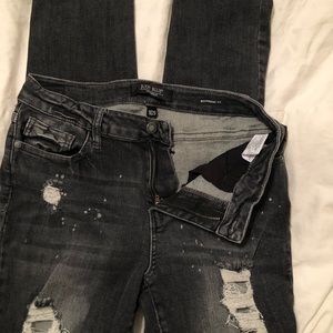Judy Blue Distressed Black Denim Jeans